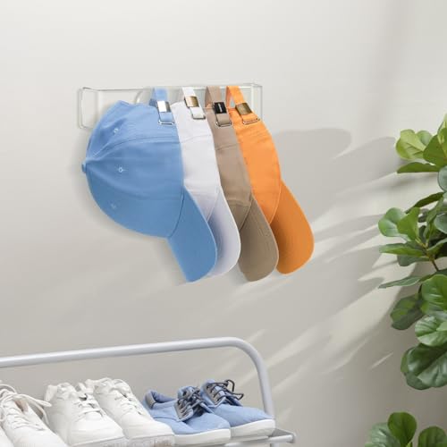 NiHome Clear Acrylic Hand Towel Rack - 2-Pack Adhesive Wall Bar