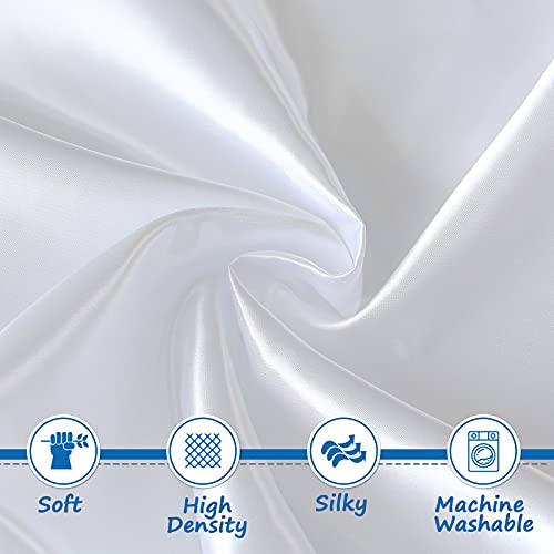 Coldwind Satin Pack and Play Sheet - White Fitted Mini Crib Mattress Cover