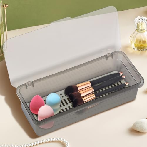 Stackable Clear Storage Drawers for Makeup & Beauty Supplies