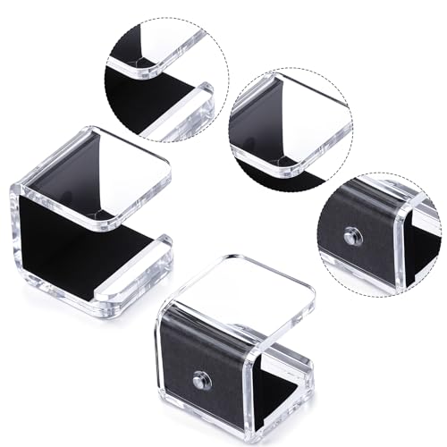 Psiriol 2-Piece Acrylic Hockey Stick Wall Mount Display Rack