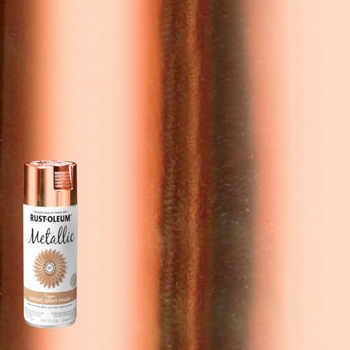 Rust-Oleum Metallic Copper Spray Paint, 11 Fl Oz Interior Decorative Finish