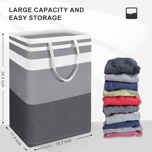 UrbAmerican 2-Pack Large Collapsible Laundry Basket - Waterproof 75L Hamper