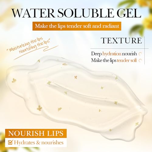 MIESCHER Osmanthus Nourishing Lip Mask 10-Pack Hydrating Collagen Gel Pads