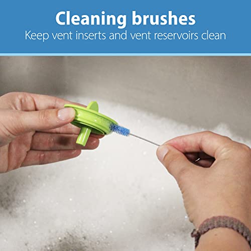 Dr. Brown's Bottle Vent Cleaning Brushes - 4-Pack for Narrow & Wide Bottles