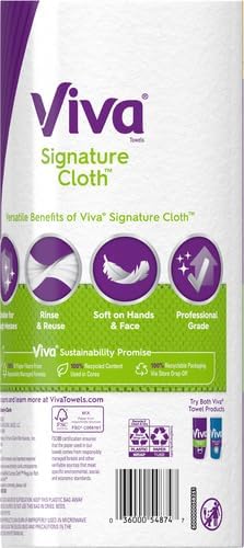 Viva Signature Cloth Paper Towels - Choose-A-Sheet, 1 Double Roll (94 Sheets) for Ultimate Cleanliness