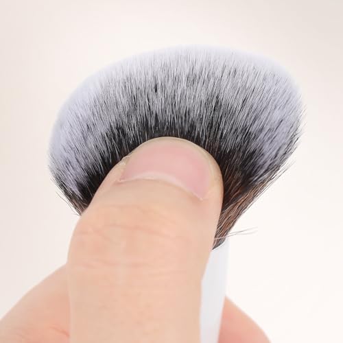 KINGMAS Double-Ended Kabuki Foundation and Concealer Makeup Brush