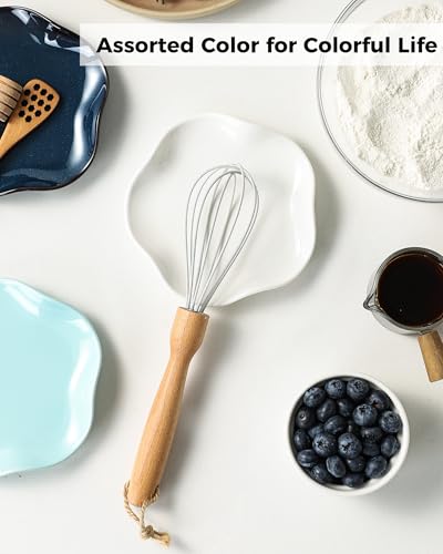 Ceramic Spoon Rest - Modern Flower-Shaped Spoon Holder for Kitchen