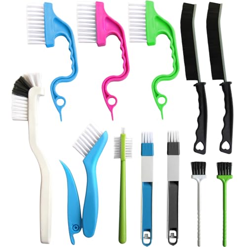 12-Piece Gap Cleaning Brush Set for Hard-to-Reach Areas