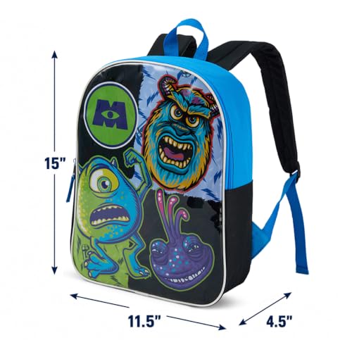 Disney Monsters Inc. 15-Inch Kids Backpack for School and Travel