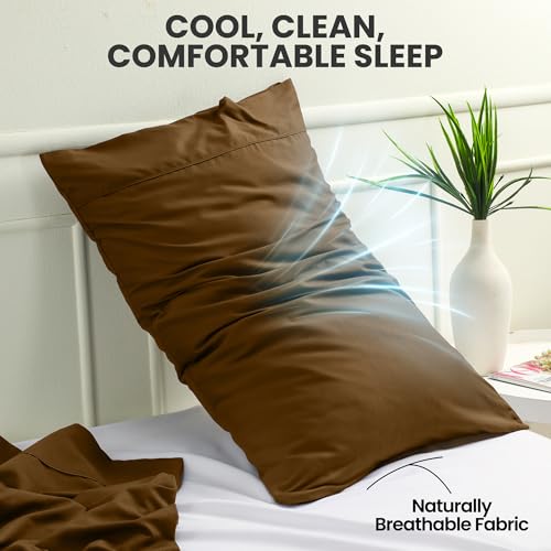 Utopia Bedding King Pillow Cases, Brushed Microfiber, Navy, 12-Pack