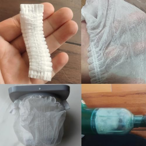 100 Pack Disposable Non-Woven Vacuum Filter Covers for Handheld Cleaners