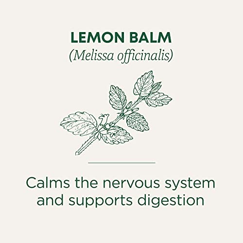 Traditional Medicinals Organic Lemon Balm Tea, Stress Relief & Digestion, 32 Count