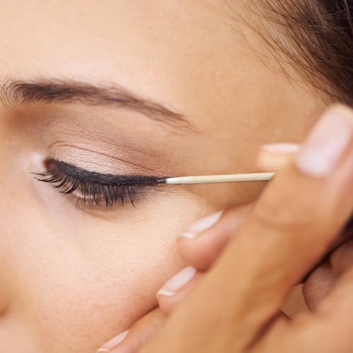 Pointed Tip Cotton Swabs 200 PCS Precision Micro Buds for Nail Polish Cleanup