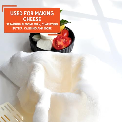 IMUSA Cotton Cheesecloth 35" x 70" - Washable & Reusable Strainer