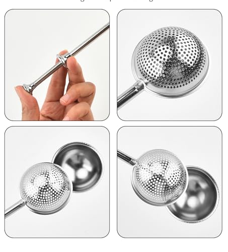 Aunewmei One-Handed Flour Sifter - Stainless Steel Baking Tool