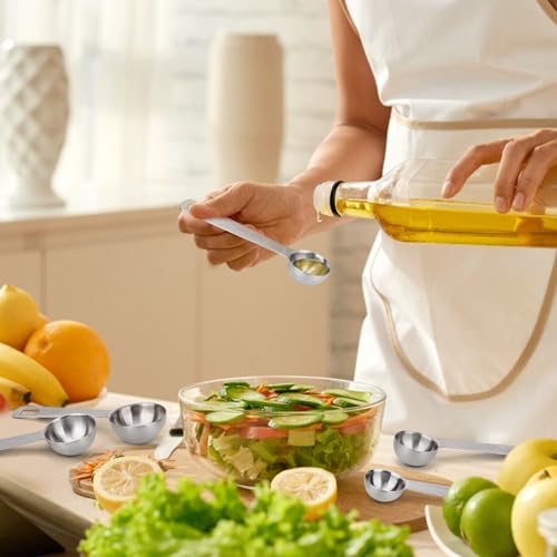 AUOIKK 1.5 Teaspoon Stainless Steel Measuring Spoon - Durable & Ergonomic