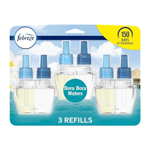 Febreze Fade Defy Plug Air Freshener Refill - Bora Bora Scent (3 Pack)