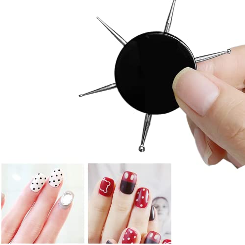 JLEivvi Nail Dotting Tool Set - Stainless Steel Circular Nail Art Pen
