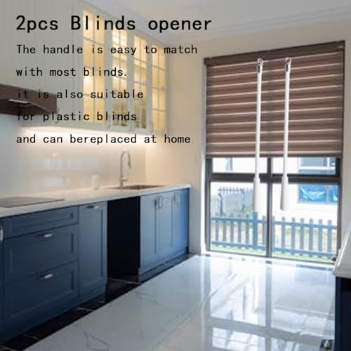 Zucosue 2-Pack 12-Inch Vertical Blinds Stick Replacement Wands