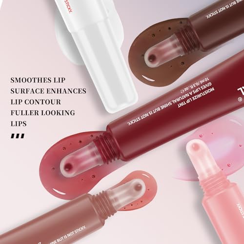 O'CHEAL Glossy Lip Tint & Moisturizing Lip Stain - Light Brown