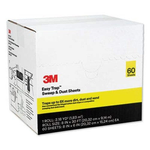 3M Easy Trap Duster, 8 inch x 30ft, 60 Sheets/Box