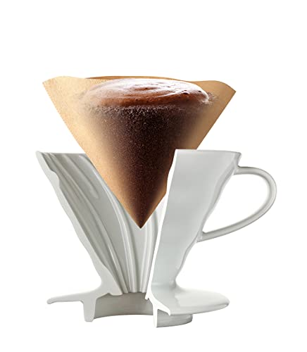 Hario V60 Size 02 Natural Paper Coffee Filters - 100ct
