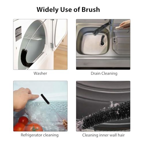 VortexMate Dryer Vent Cleaner Kit for Cordless Vacuums, 32-inch Hose