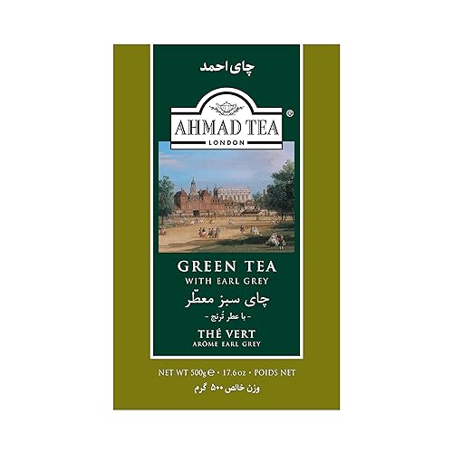 Ahmad Tea Earl Grey Loose Leaf Green Tea - 500g