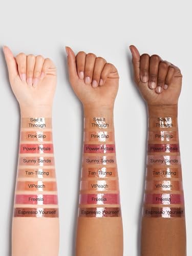 SHEGLAM Power Bouquet Tinted Lip Oil - Moisturizing & Plumping Sunny Sands