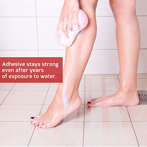 Anti-Slip Tape - Waterproof Non-Skid Stickers for Bathtubs & Showers, 8 Pack