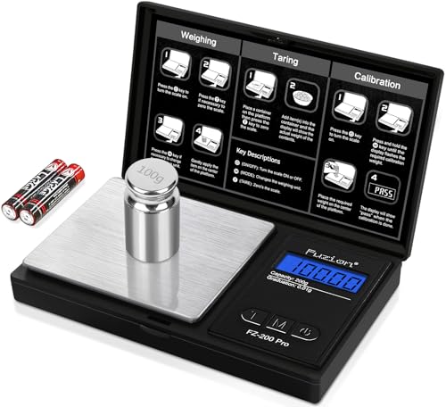 Fuzion FZ-200 Pro Digital Pocket Gram Scale 200g x 0.01g