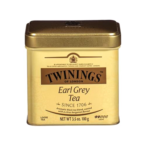 Twinings Earl Grey Loose Black Tea Tin - 3.53 Ounce (Caffeinated)