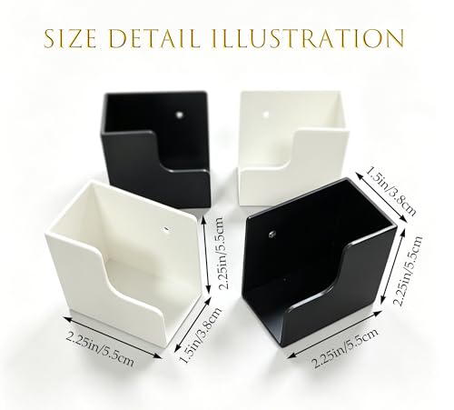 Punched Design Bathroom Scale Holder Wall Mount - 4 Brackets