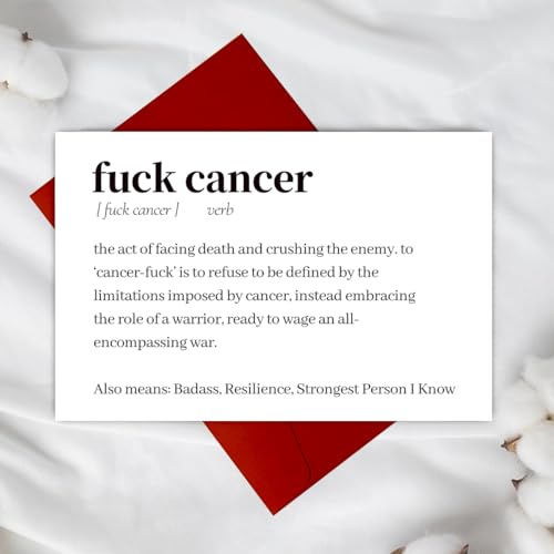 Funny Cancer Support Card - Encouragement Card for Patients