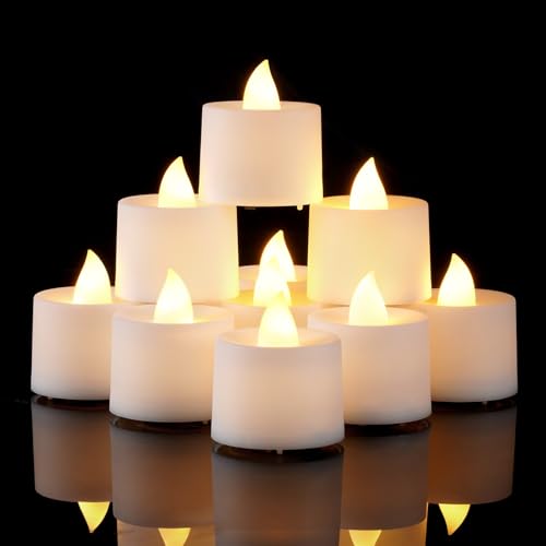 Amagic LED Votive Candles - Battery Operated Flameless Tea Lights