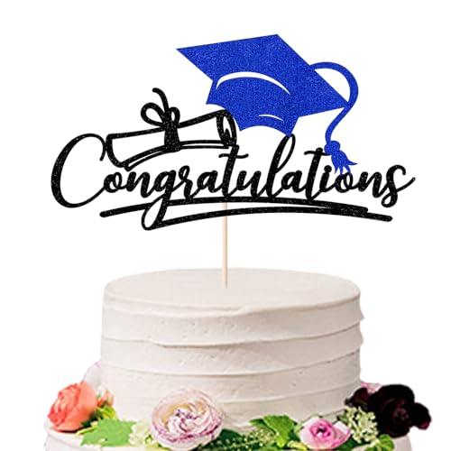 2026 Graduation Cake Topper - Congrats Grad Party Decor