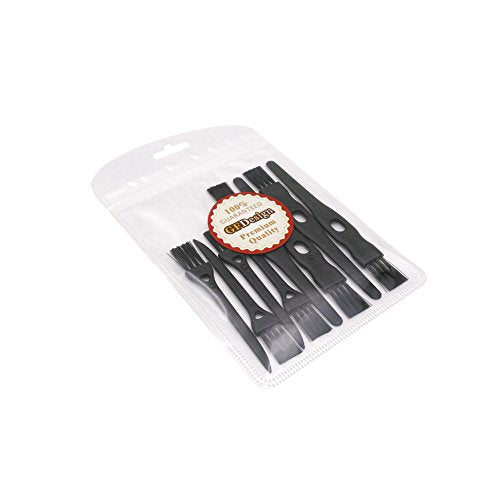 Electric Shaver Cleaning Brushes Set - 8 Pack Black Nylon