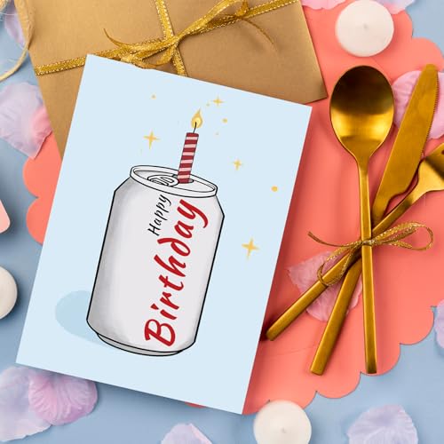 Funny Coke Birthday Card - Humorous Gift for Coke Lovers