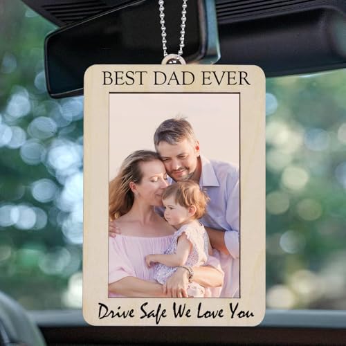Personalized Wooden Car Photo Frame - Drive Safe We Love You