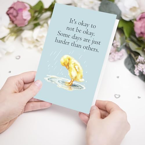 Heartwarming Encouragement Card - It's Okay to Not Be Okay