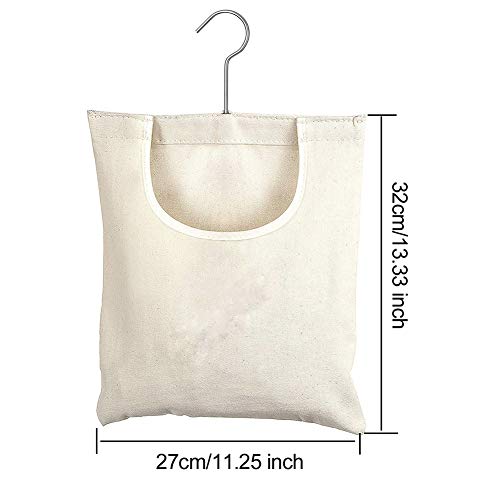 JIANWEI Hanging Clothespin Bag - Durable Oxford Cloth Storage Organizer