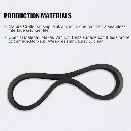 Kirby Vacuum Cleaner Replacement Belts 301291 - Wide Compatibility