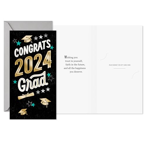 Hallmark 2024 Graduation Cards with Envelopes - 10 Pack
