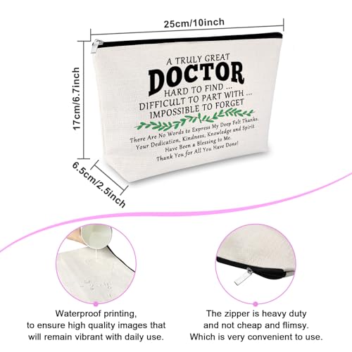Doctor Appreciation Makeup Bag - Medical Student Graduation & Thank You Gift