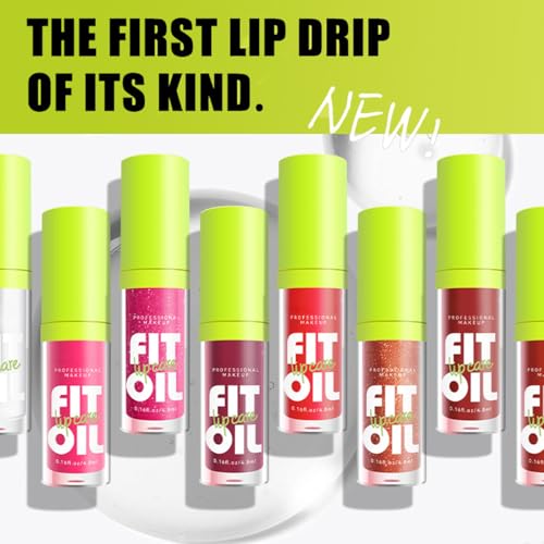 Zifeifeigs Hydrating Lip Oil Set - Big Brush Head Moisturizing Gloss #01