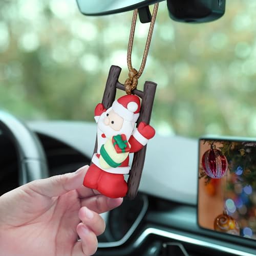 Christmas Car Hanging Ornament - Cute Swinging Duck Interior Decor - Gift Delivery