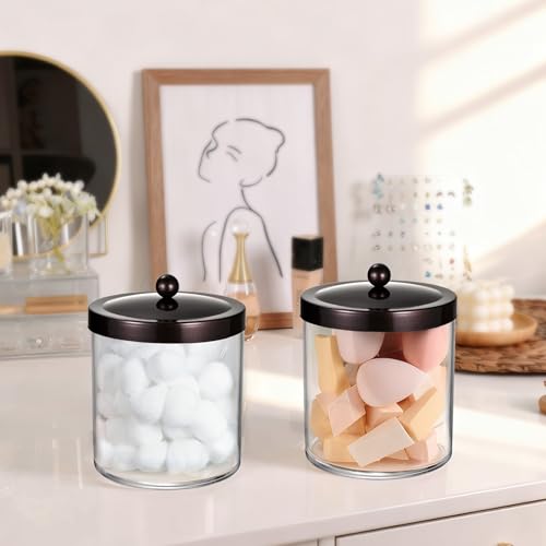 50oz Clear Laundry Pods Container with Stainless Steel Lid - 2 Pack