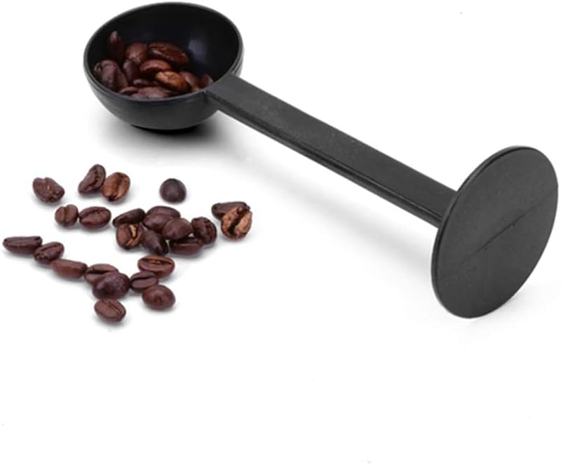 2-in-1 Coffee Scoop and Tamper Gray Measuring Spoon for Espresso