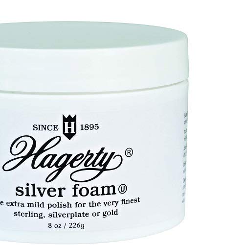 Hagerty Mild Silver Polish Foam - 8 oz Non-Abrasive Cleaner