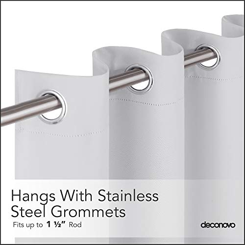 Deconovo Extra Wide Blackout Room Divider Curtain 120" x 108"